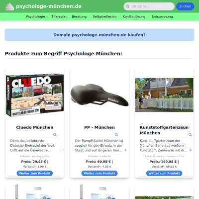 Screenshot psychologe-münchen.de