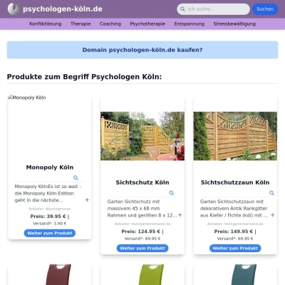 Screenshot psychologen-köln.de