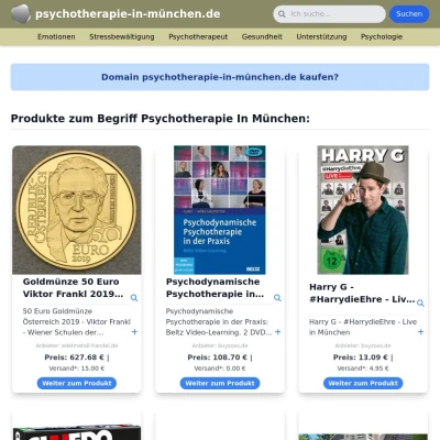 Screenshot psychotherapie-in-münchen.de