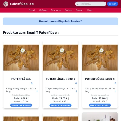 Screenshot putenflügel.de
