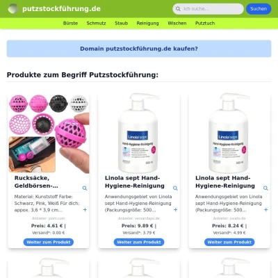 Screenshot putzstockführung.de