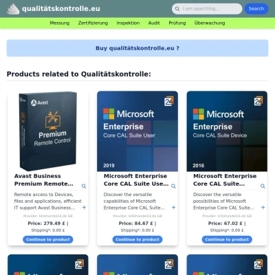 Screenshot qualitätskontrolle.eu