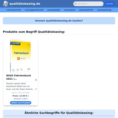 Screenshot qualitätsleasing.de