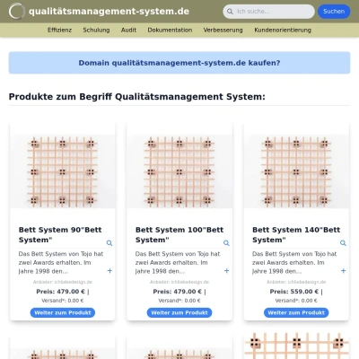 Screenshot qualitätsmanagement-system.de