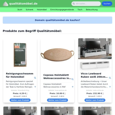 Screenshot qualitätsmöbel.de