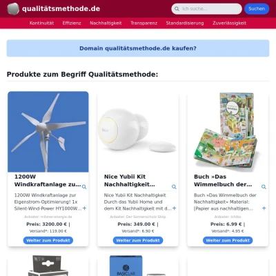 Screenshot qualitätsmethode.de