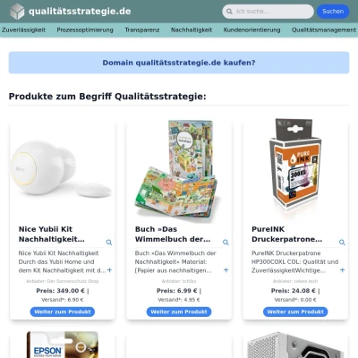 Screenshot qualitätsstrategie.de
