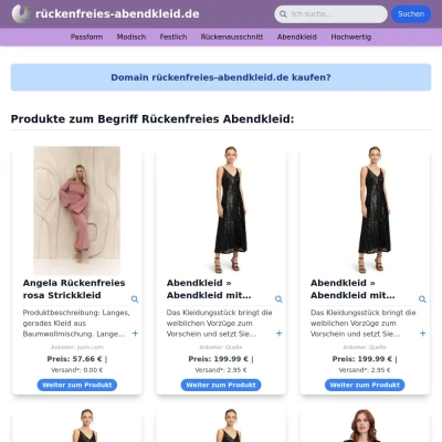 Screenshot rückenfreies-abendkleid.de