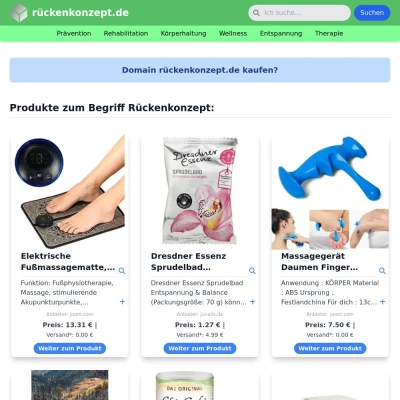 Screenshot rückenkonzept.de