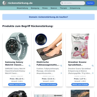 Screenshot rückenstärkung.de