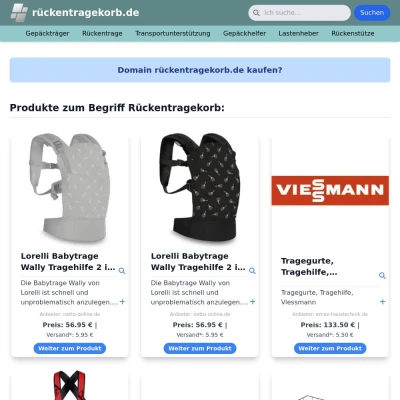 Screenshot rückentragekorb.de