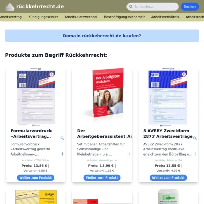 Screenshot rückkehrrecht.de