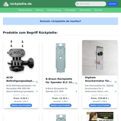Screenshot rückplatte.de
