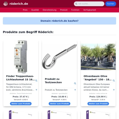Screenshot röderich.de