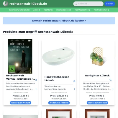 Screenshot rechtsanwalt-lübeck.de
