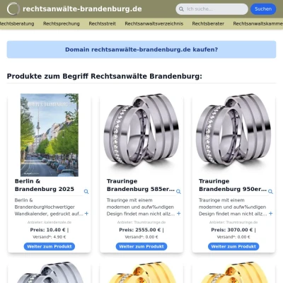 Screenshot rechtsanwälte-brandenburg.de