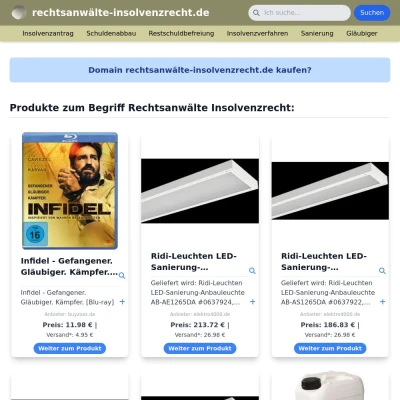 Screenshot rechtsanwälte-insolvenzrecht.de