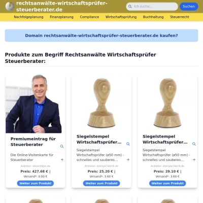 Screenshot rechtsanwälte-wirtschaftsprüfer-steuerberater.de