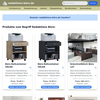 Screenshot redaktions-büro.de