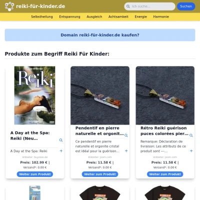 Screenshot reiki-für-kinder.de