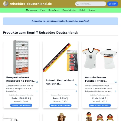 Screenshot reisebüro-deutschland.de