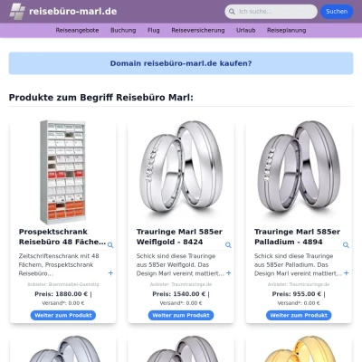 Screenshot reisebüro-marl.de