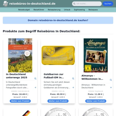 Screenshot reisebüros-in-deutschland.de