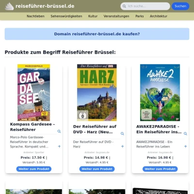 Screenshot reiseführer-brüssel.de