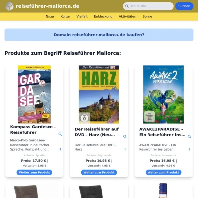 Screenshot reiseführer-mallorca.de