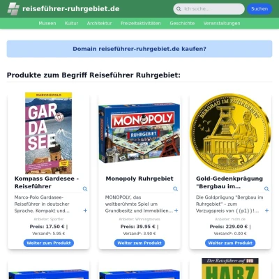 Screenshot reiseführer-ruhrgebiet.de