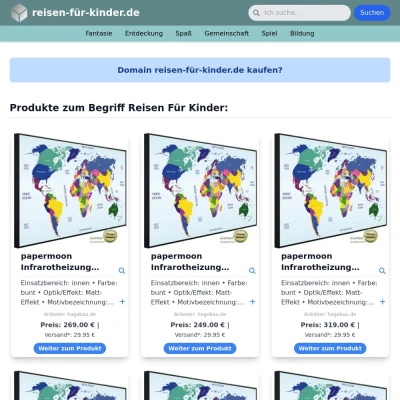 Screenshot reisen-für-kinder.de