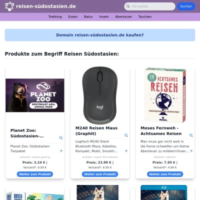 Screenshot reisen-südostasien.de