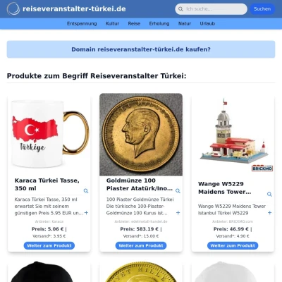 Screenshot reiseveranstalter-türkei.de