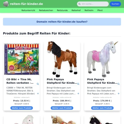 Screenshot reiten-für-kinder.de