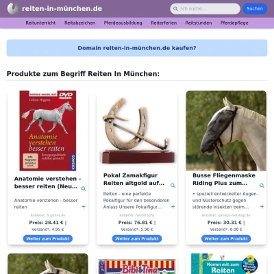 Screenshot reiten-in-münchen.de