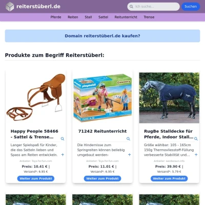 Screenshot reiterstüberl.de