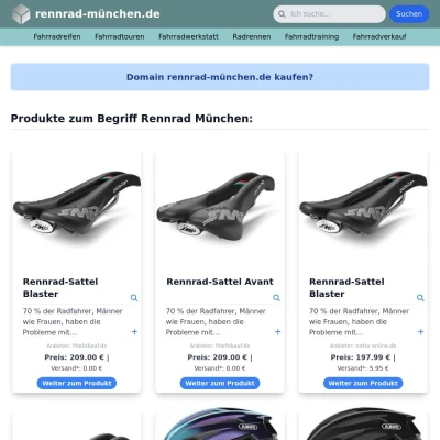 Screenshot rennrad-münchen.de