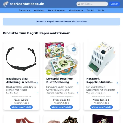 Screenshot repräsentationen.de