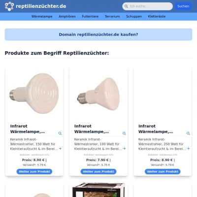 Screenshot reptilienzüchter.de