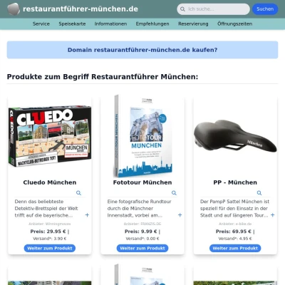 Screenshot restaurantführer-münchen.de