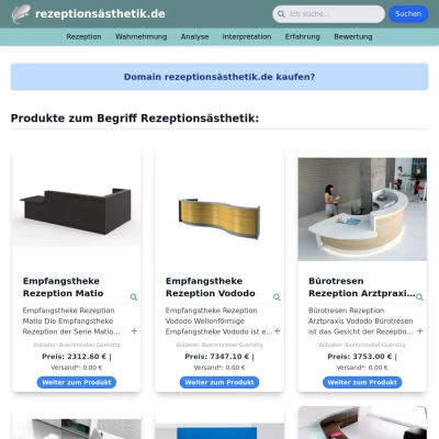 Screenshot rezeptionsästhetik.de