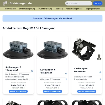 Screenshot rfid-lösungen.de