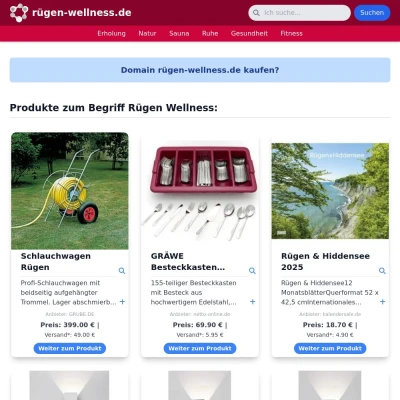 Screenshot rügen-wellness.de