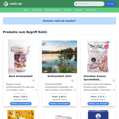Screenshot rühli.de