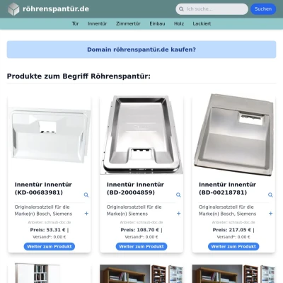 Screenshot röhrenspantür.de