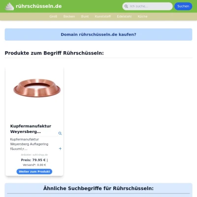 Screenshot rührschüsseln.de