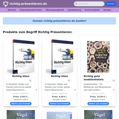Screenshot richtig-präsentieren.de