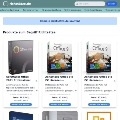Screenshot richtsätze.de