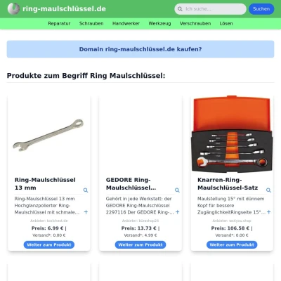 Screenshot ring-maulschlüssel.de