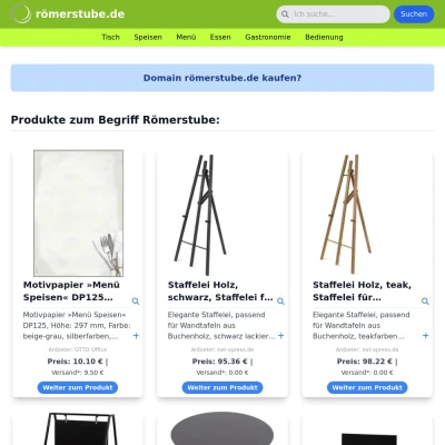 Screenshot römerstube.de